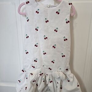 CPC Classic Prep Cherry Print Sleeveless Dress - Size 4T